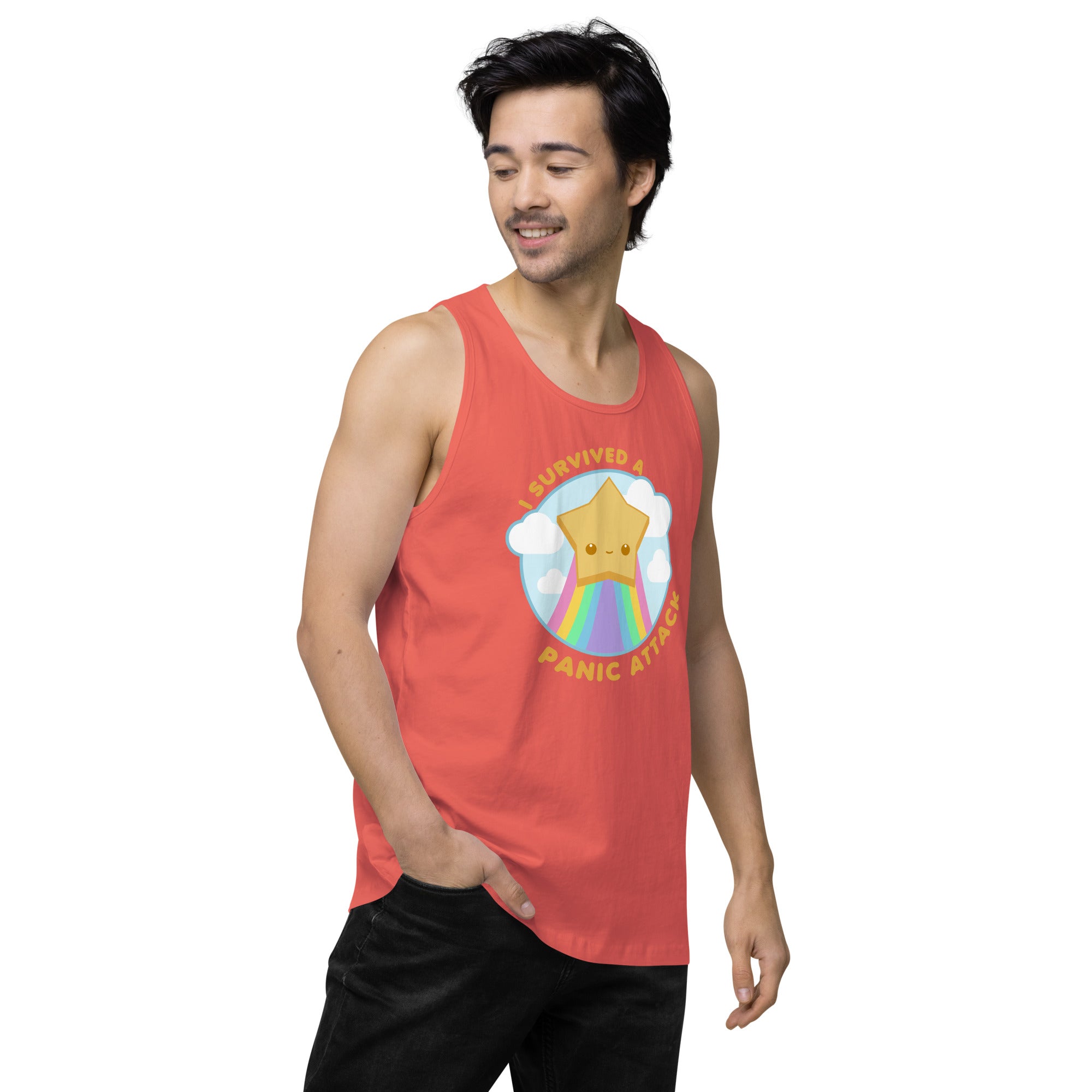 I SURVIVED A PANIC ATTACK - Premium Tank Top - ChubbleGumLLC