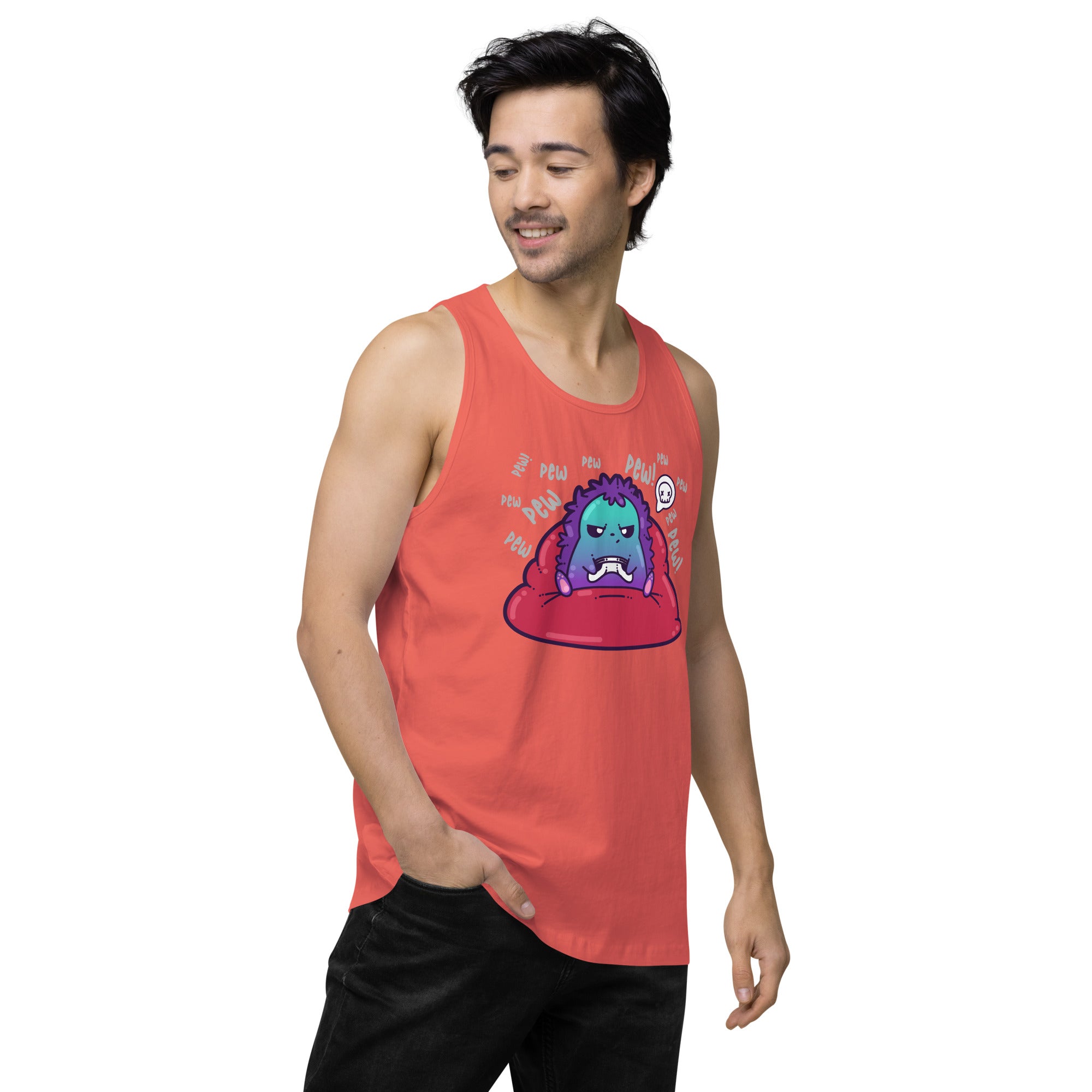 PEW PEW PEW - Premium Tank Top - ChubbleGumLLC