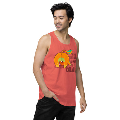 UP YOUR BUTT AND AROUND THE CORNER - Premium Tank Top - ChubbleGumLLC