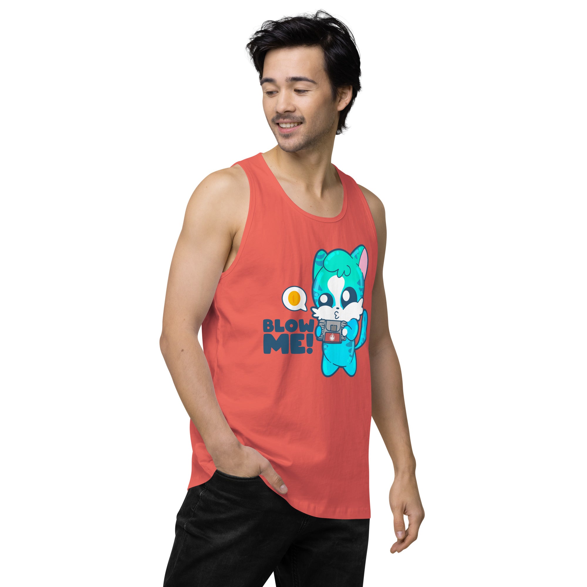 BLOW ME - Premium Tank Top - ChubbleGumLLC