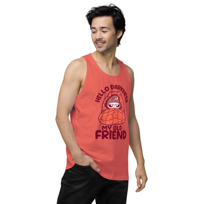 HELLO DARKNESS - Premium Tank Top - ChubbleGumLLC