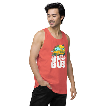 ALL ABOARD THE STRUGGLE BUS - Premium Tank Top - ChubbleGumLLC