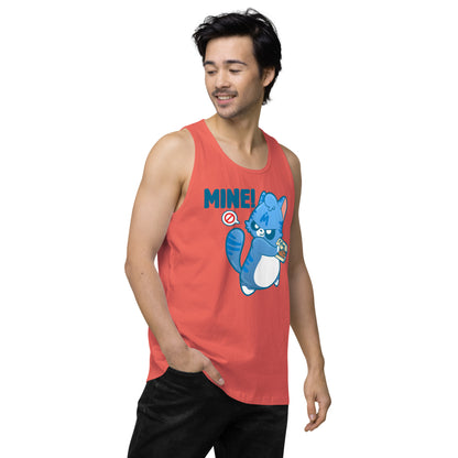 MINE - Premium Tank Top - ChubbleGumLLC