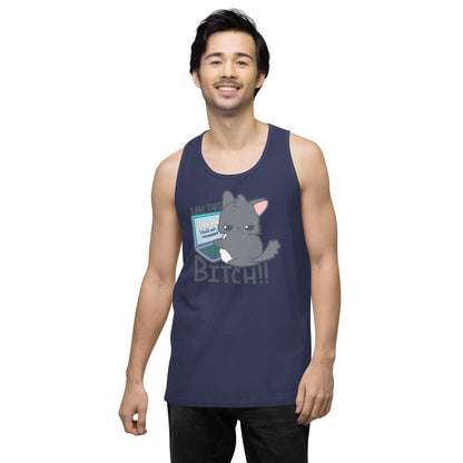 100 % THAT BITCH - Premium Tank Top - ChubbleGumLLC