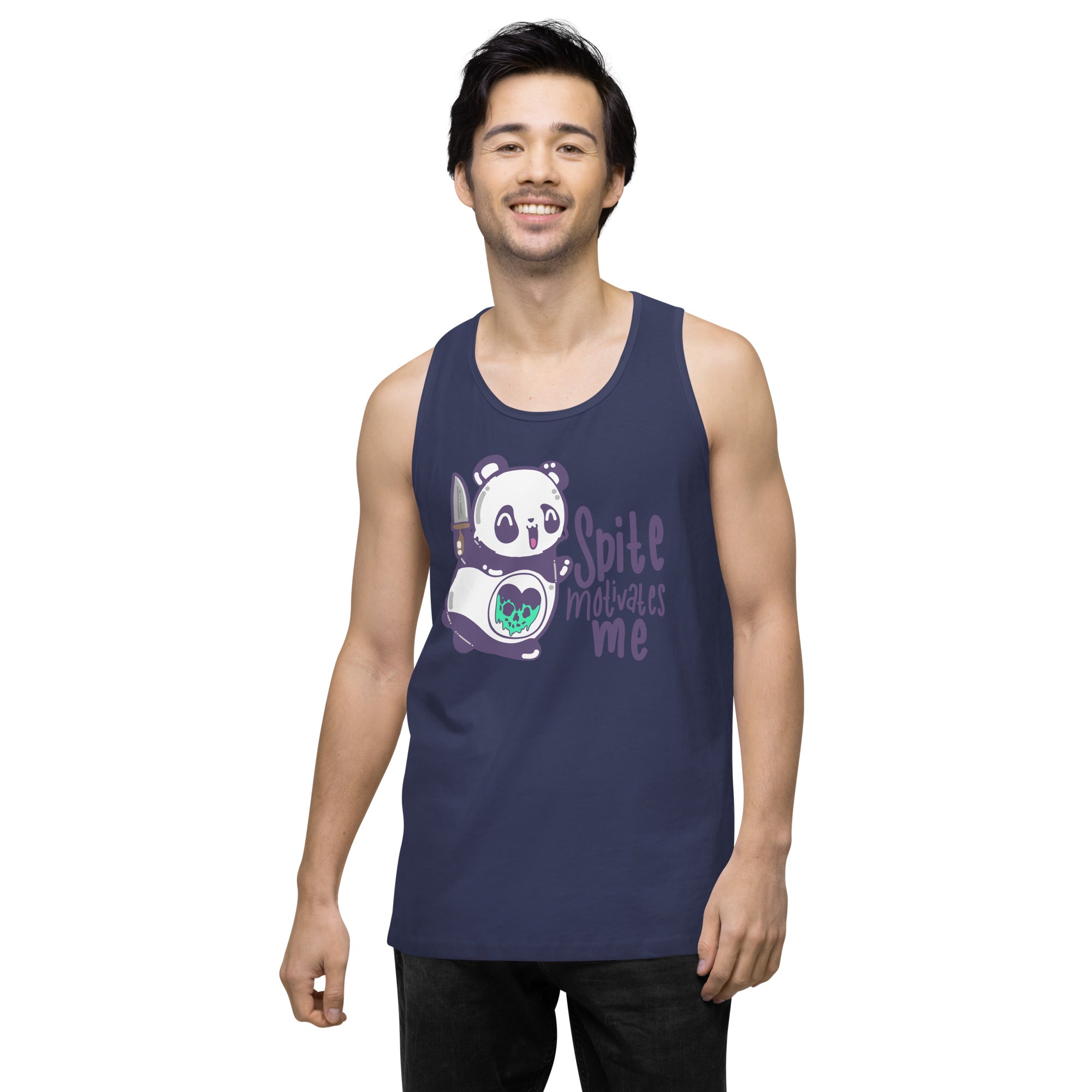 SPITE MOTIVATES ME - Premium Tank Top - ChubbleGumLLC