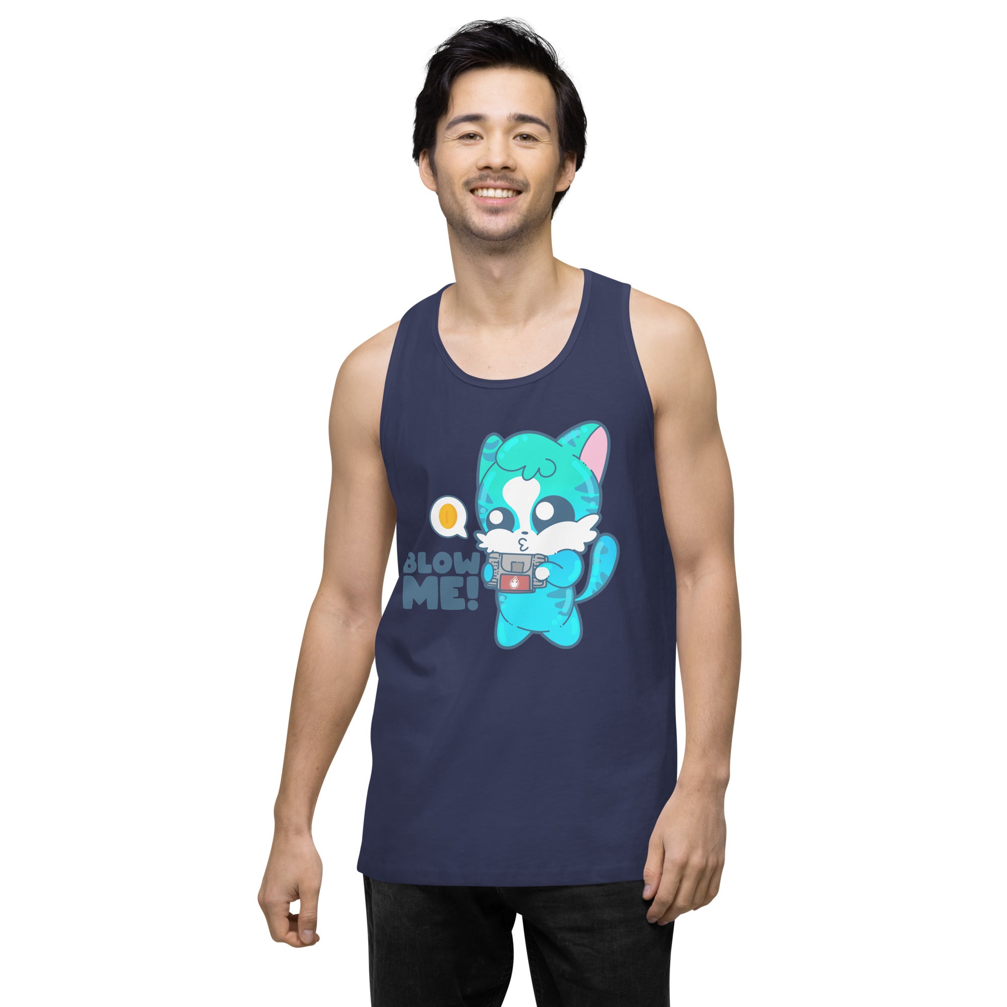 BLOW ME - Premium Tank Top - ChubbleGumLLC