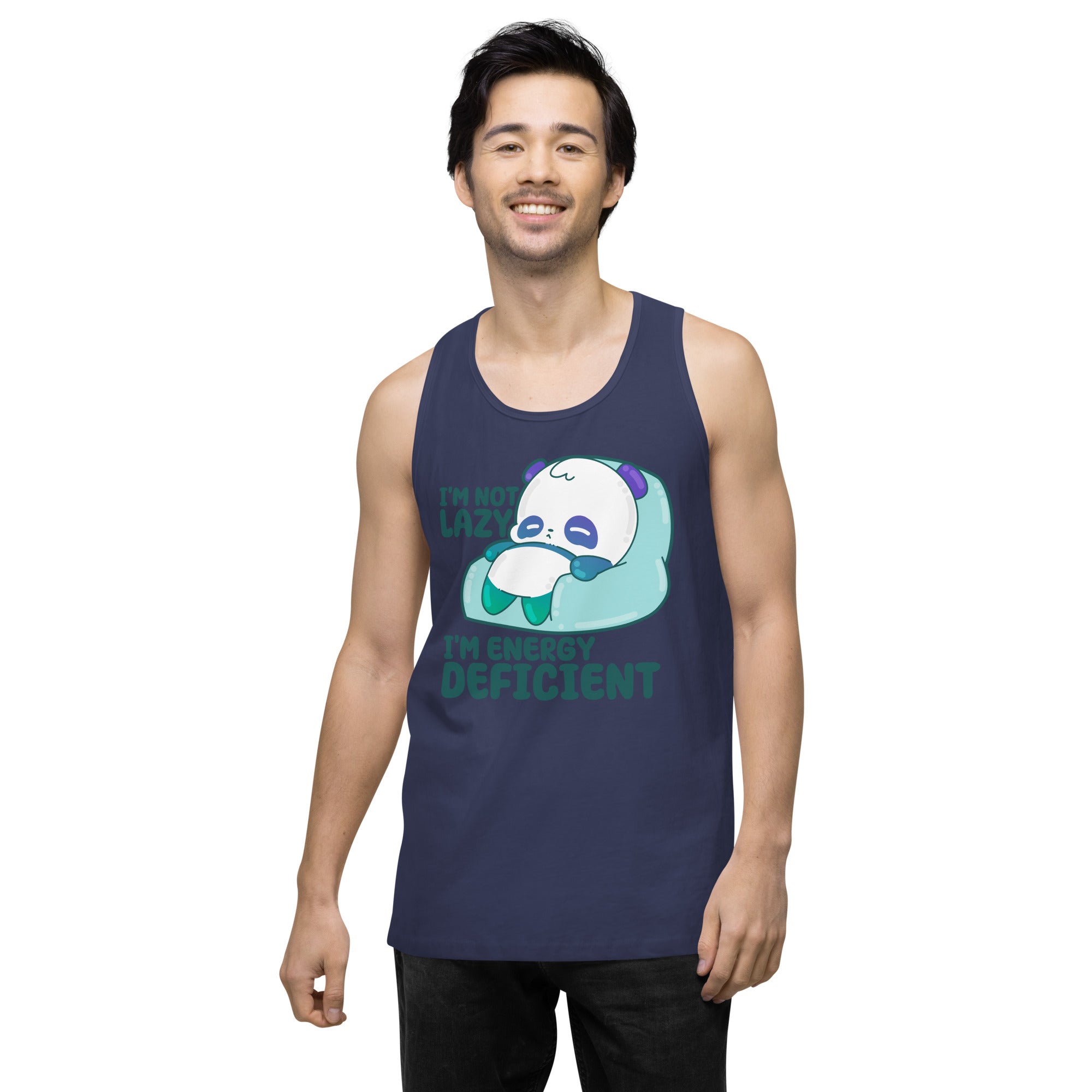 IM NOT LAZY - Premium Tank Top - ChubbleGumLLC