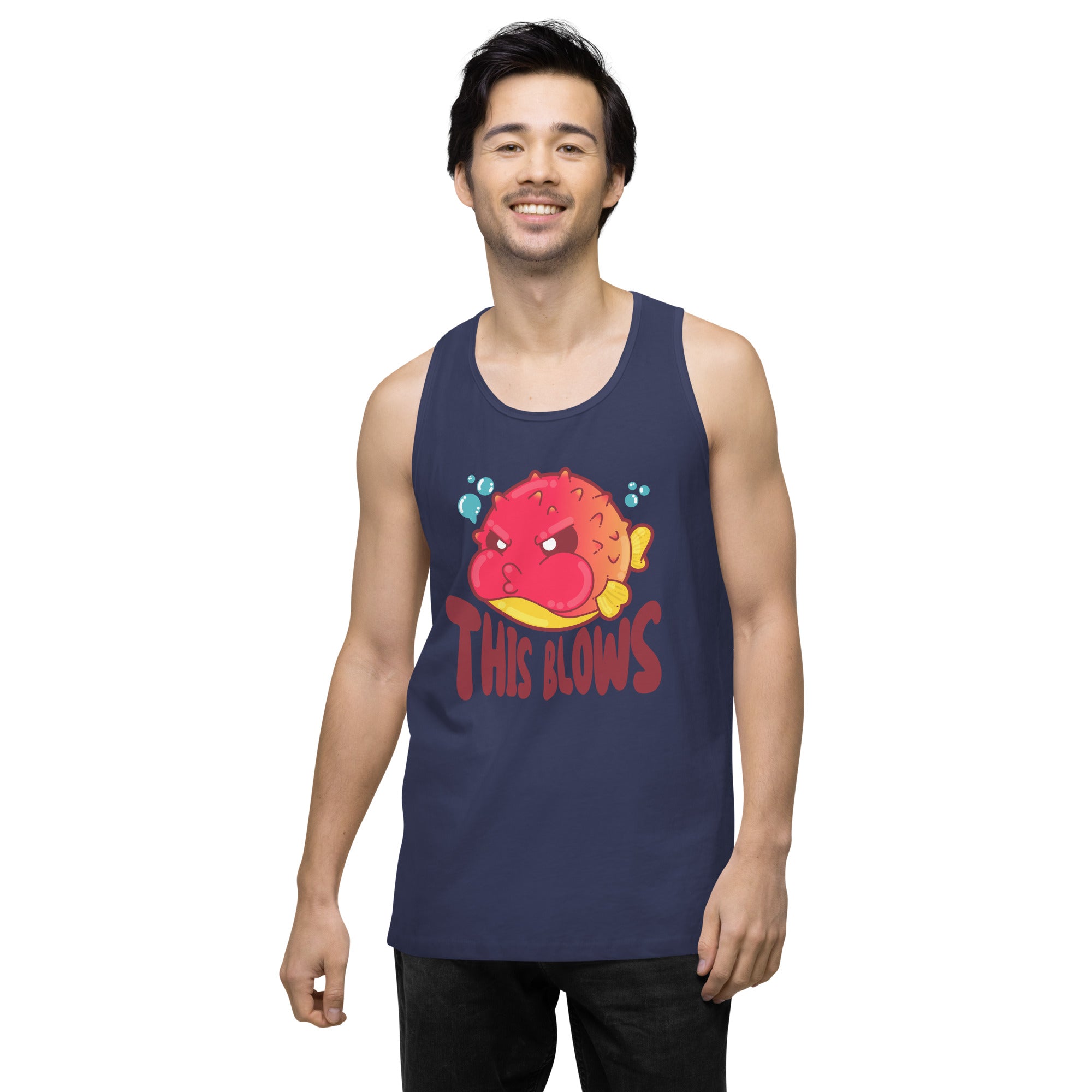 THIS BLOWS - Premium Tank Top - ChubbleGumLLC