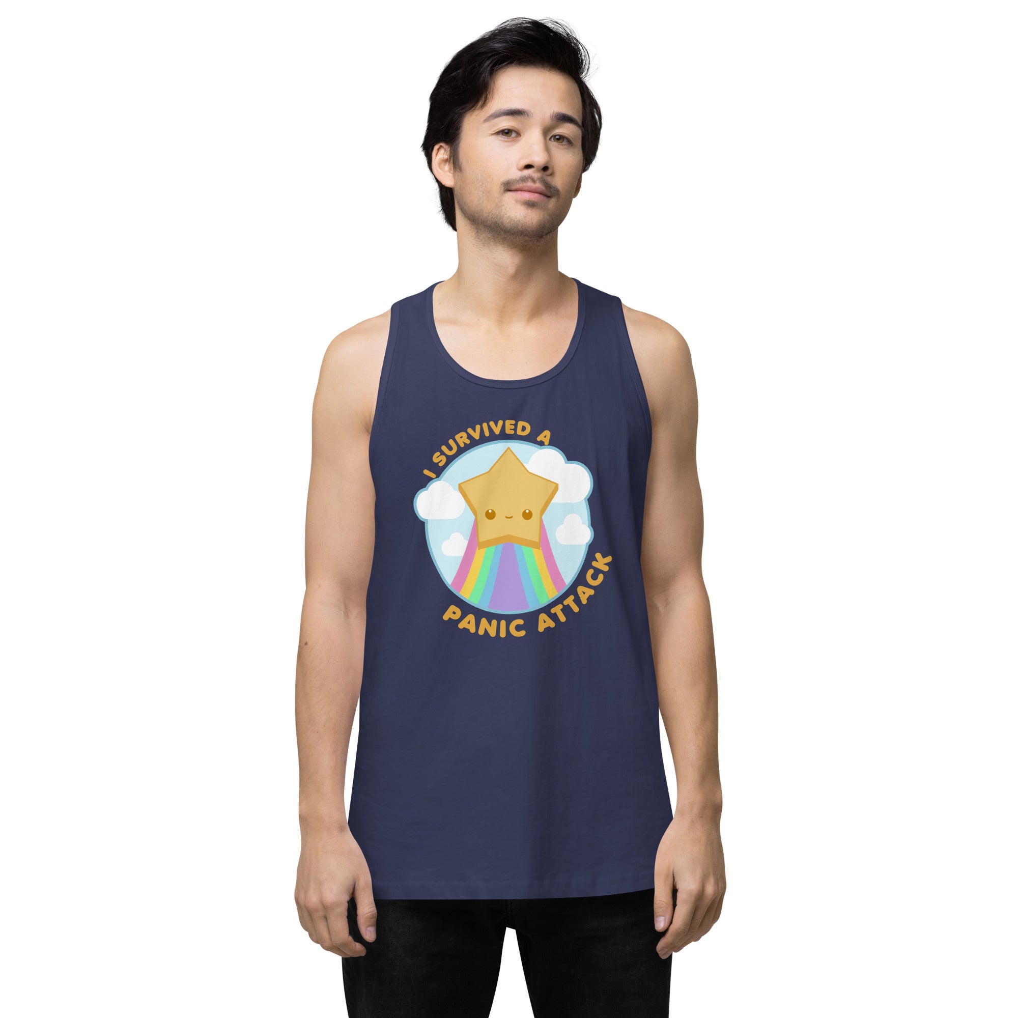 I SURVIVED A PANIC ATTACK - Premium Tank Top - ChubbleGumLLC