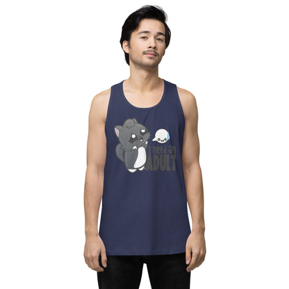 I NEED AN ADULT - Premium Tank Top - ChubbleGumLLC