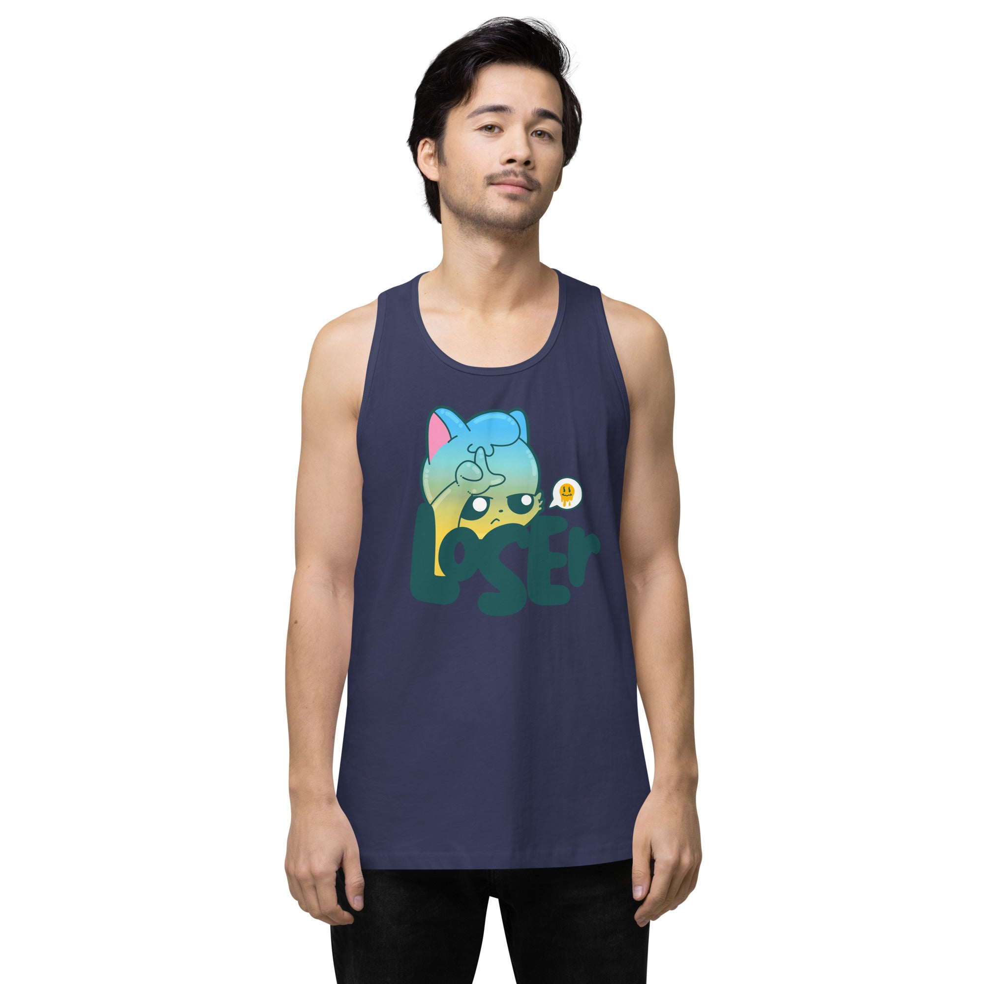 LOSER - Premium Tank Top - ChubbleGumLLC