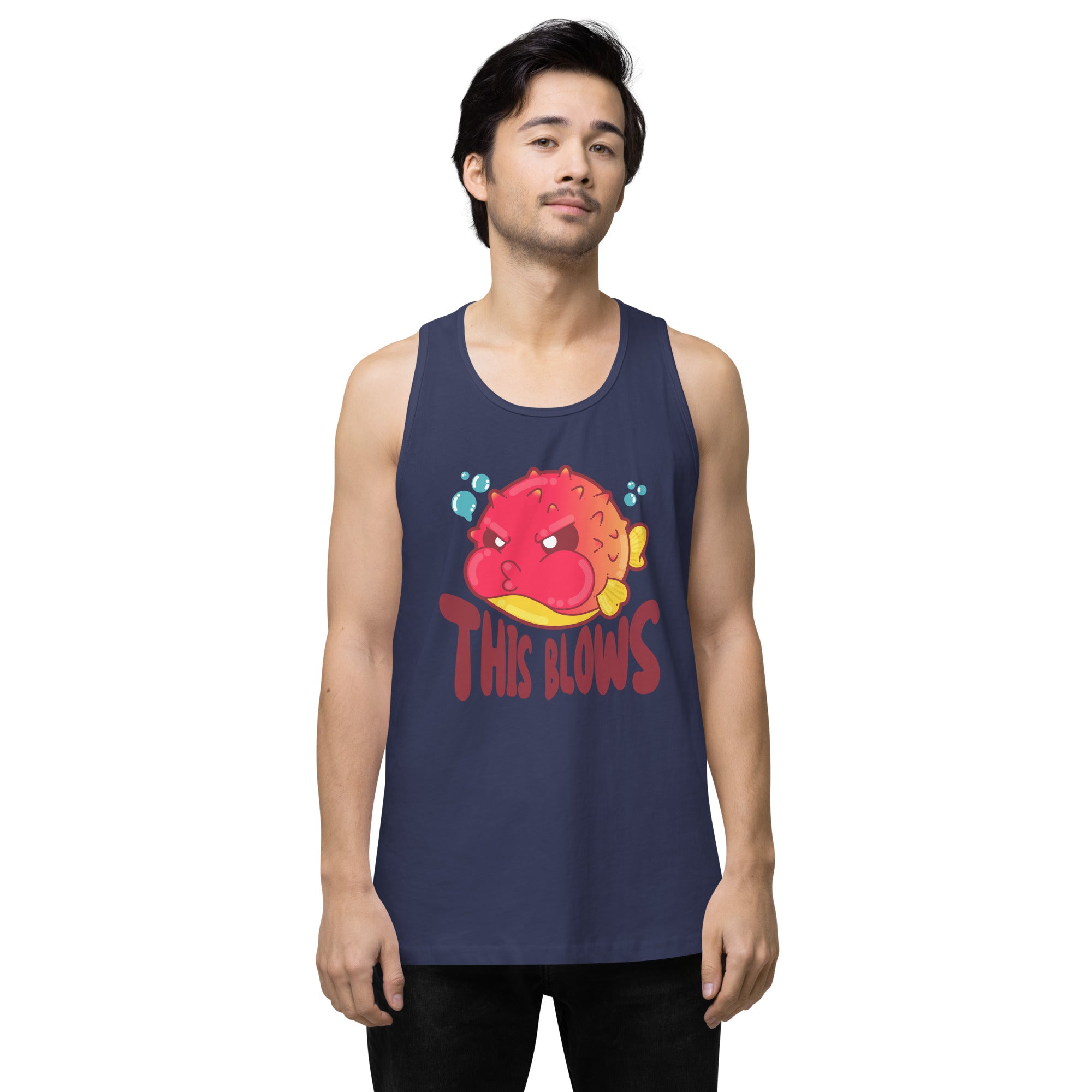 THIS BLOWS - Premium Tank Top - ChubbleGumLLC