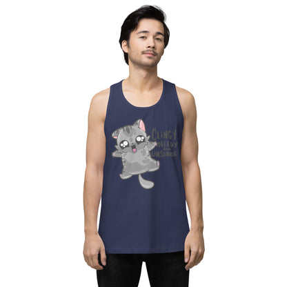 CLINGY NEEDY AND UNSTABLE - Premium Tank Top - ChubbleGumLLC