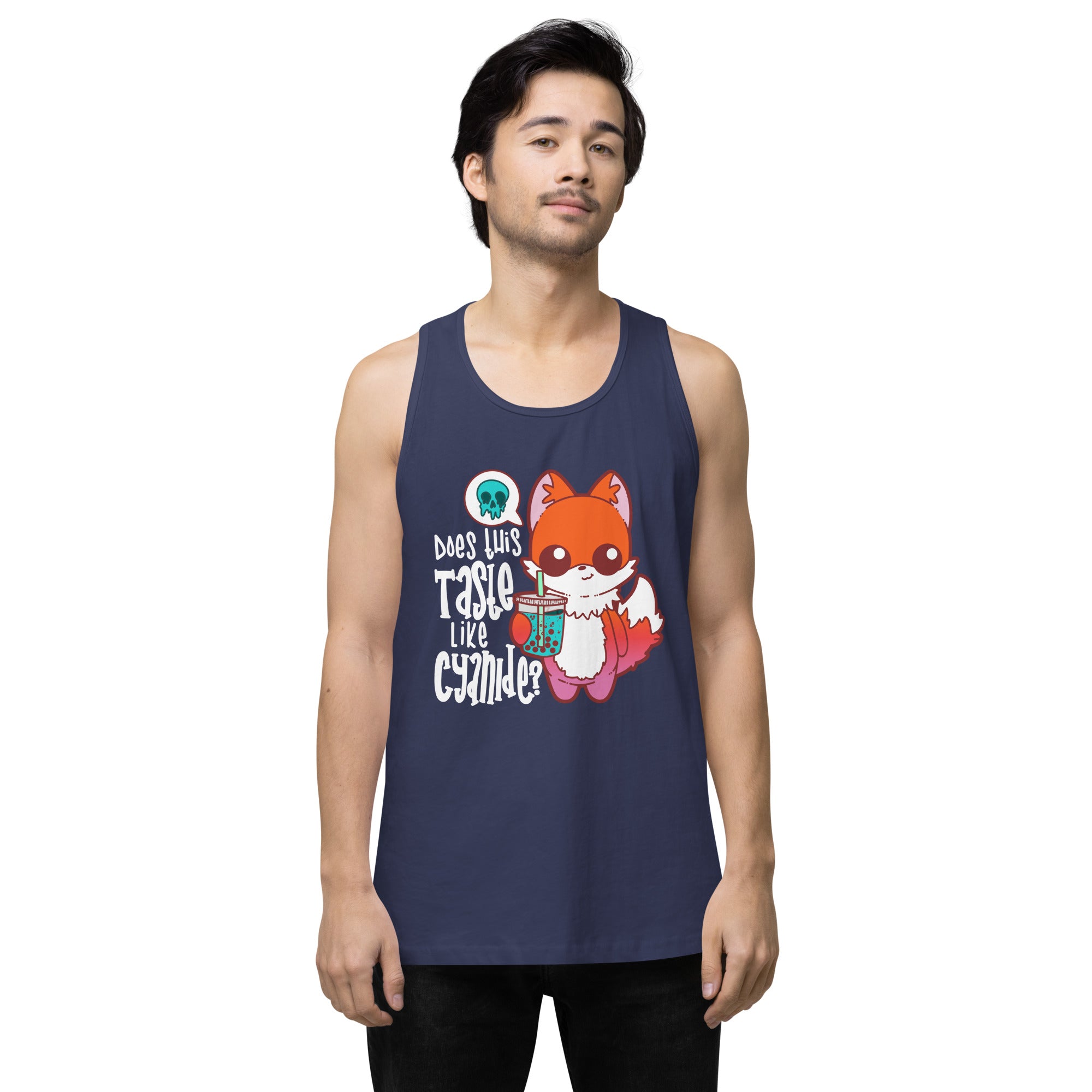 DOES THIS TASTE LIKE CYANIDE - Modded Premium Tank Top - ChubbleGumLLC