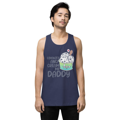 COOKIES AND CREAM ME DADDY - Tank Top - ChubbleGumLLC