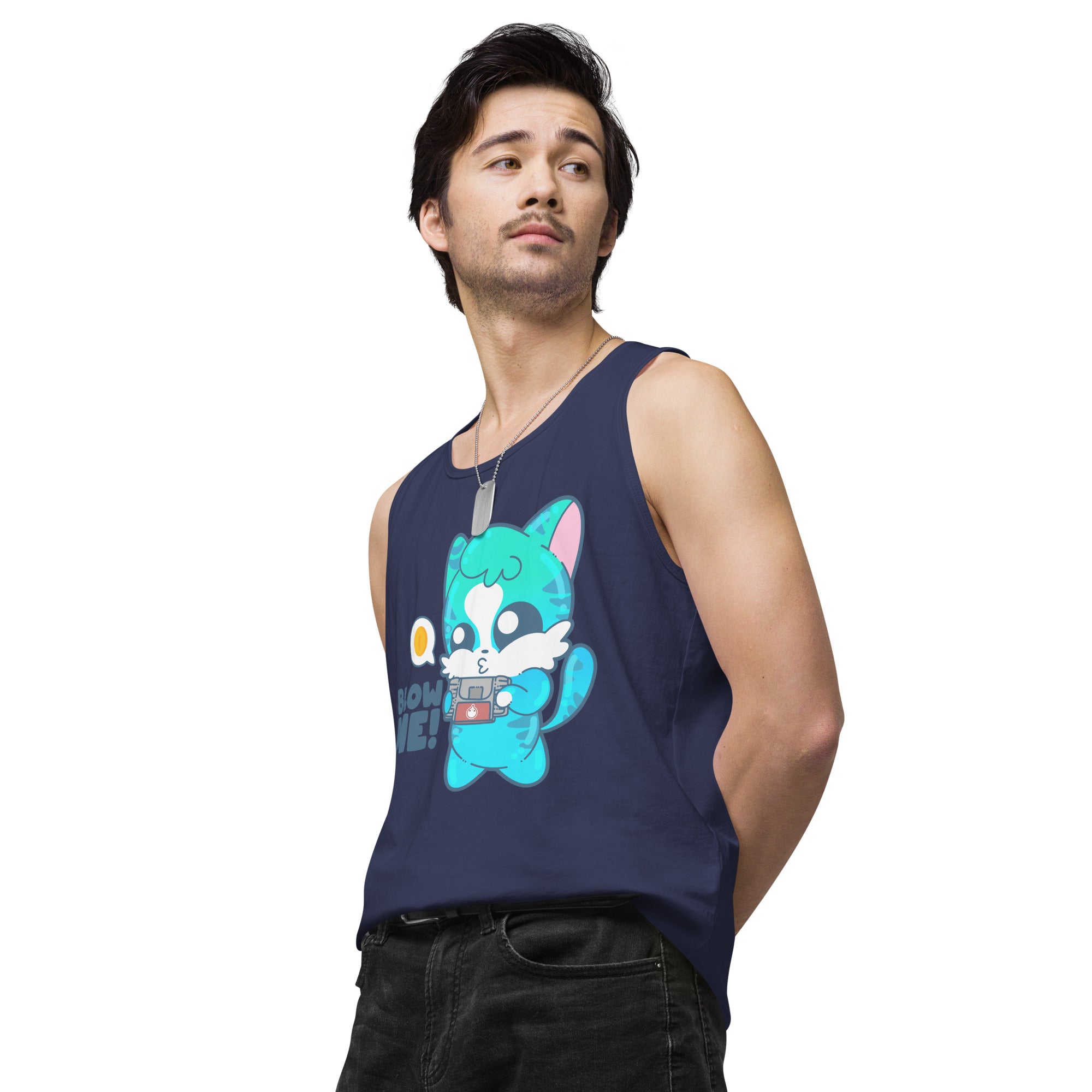 BLOW ME - Premium Tank Top - ChubbleGumLLC