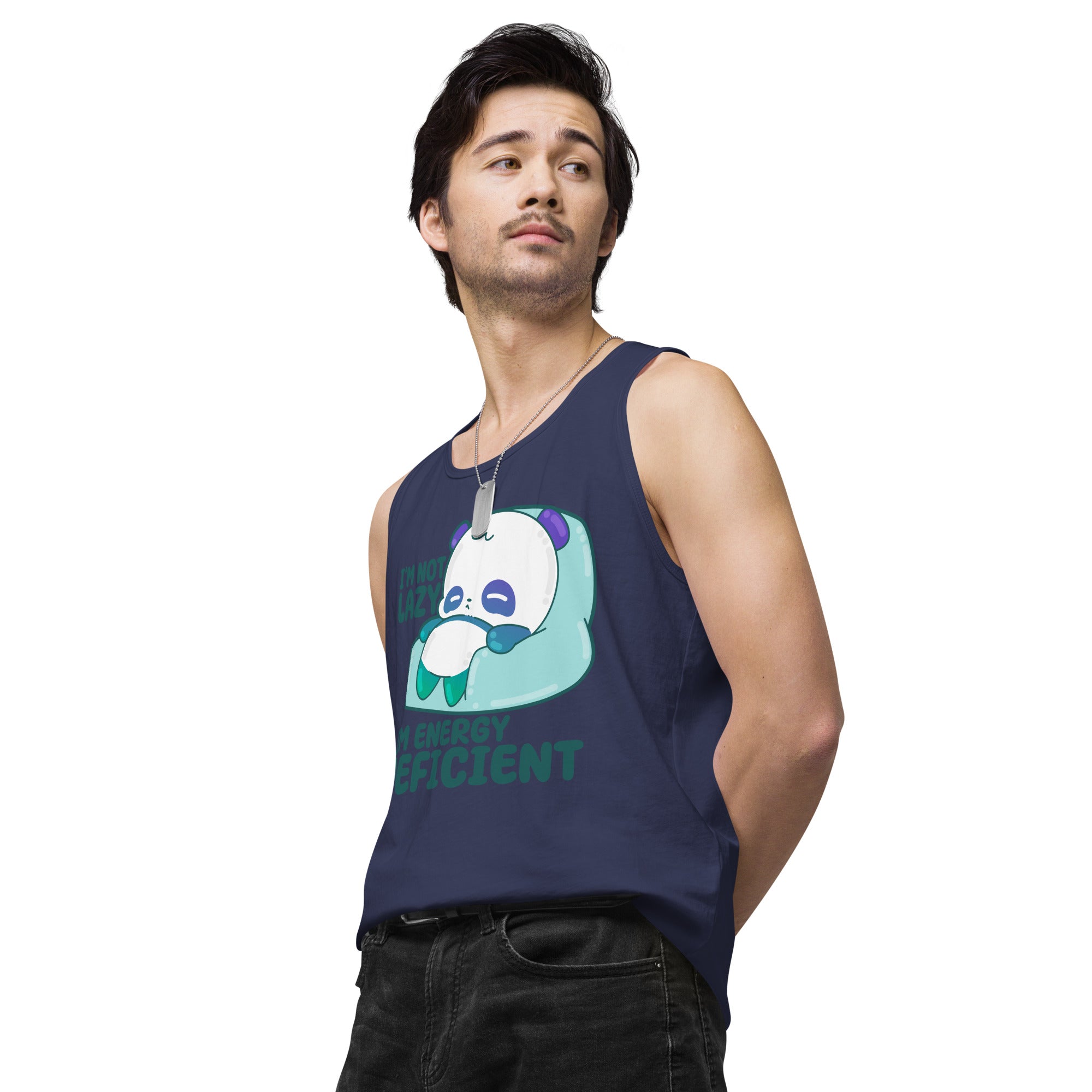 IM NOT LAZY - Premium Tank Top - ChubbleGumLLC