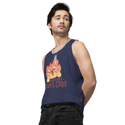 FUN FACT I DONT CARE - Premium Tank Top - ChubbleGumLLC