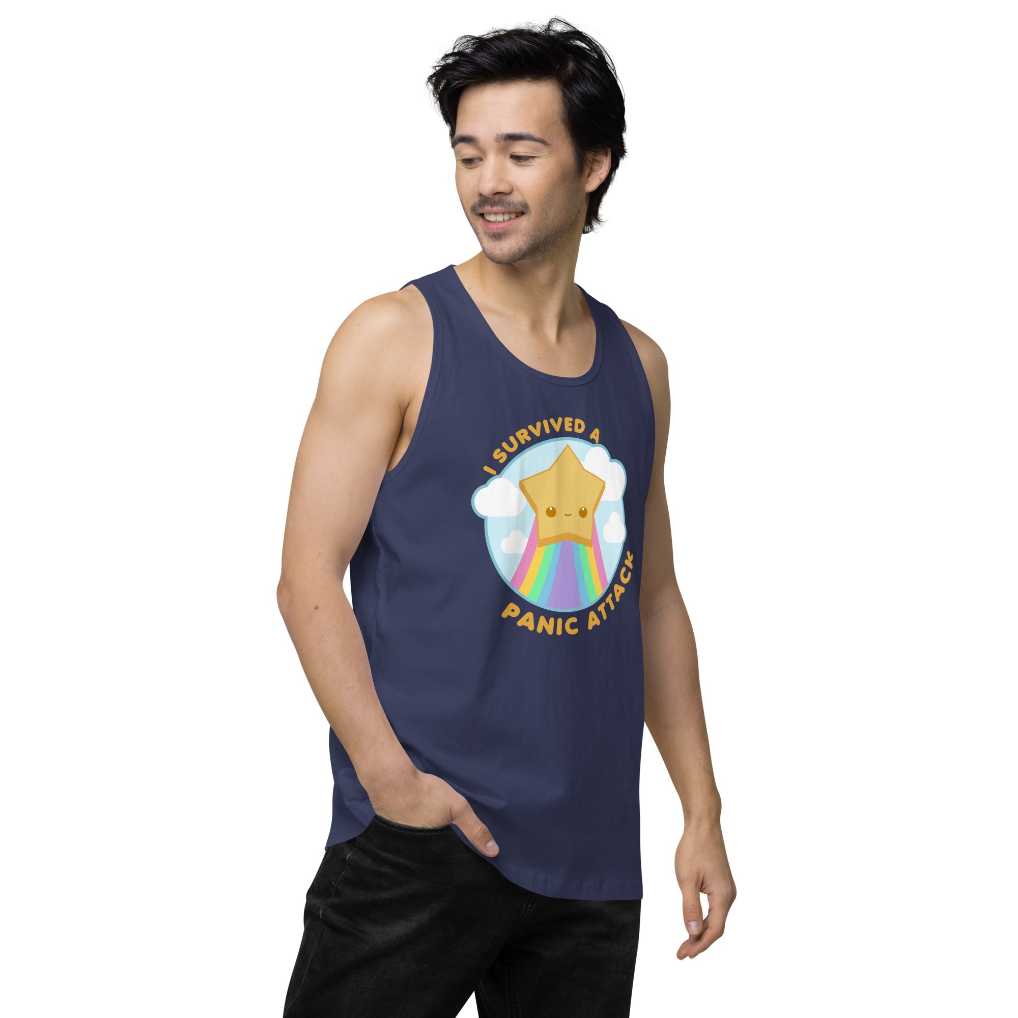 I SURVIVED A PANIC ATTACK - Premium Tank Top - ChubbleGumLLC