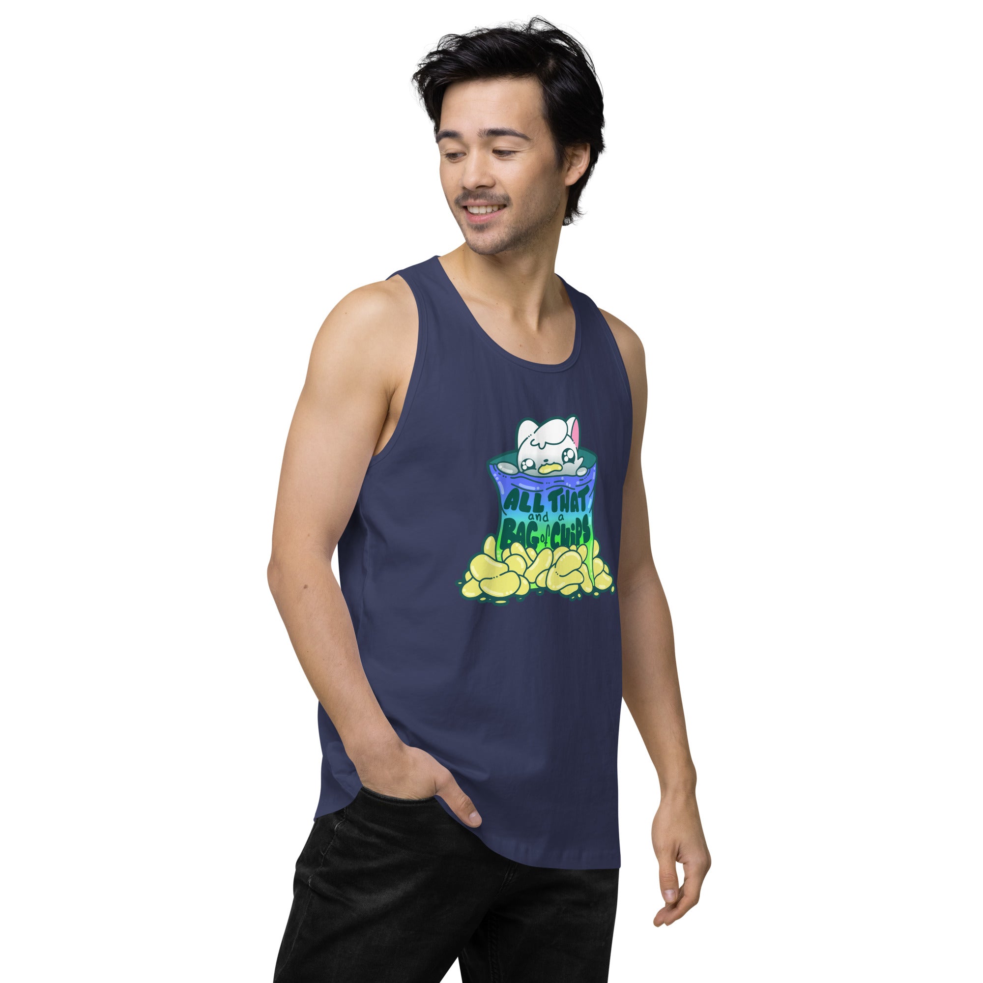 ALL THAT AND A BAG OF CHIPS - Premium Tank Top - ChubbleGumLLC