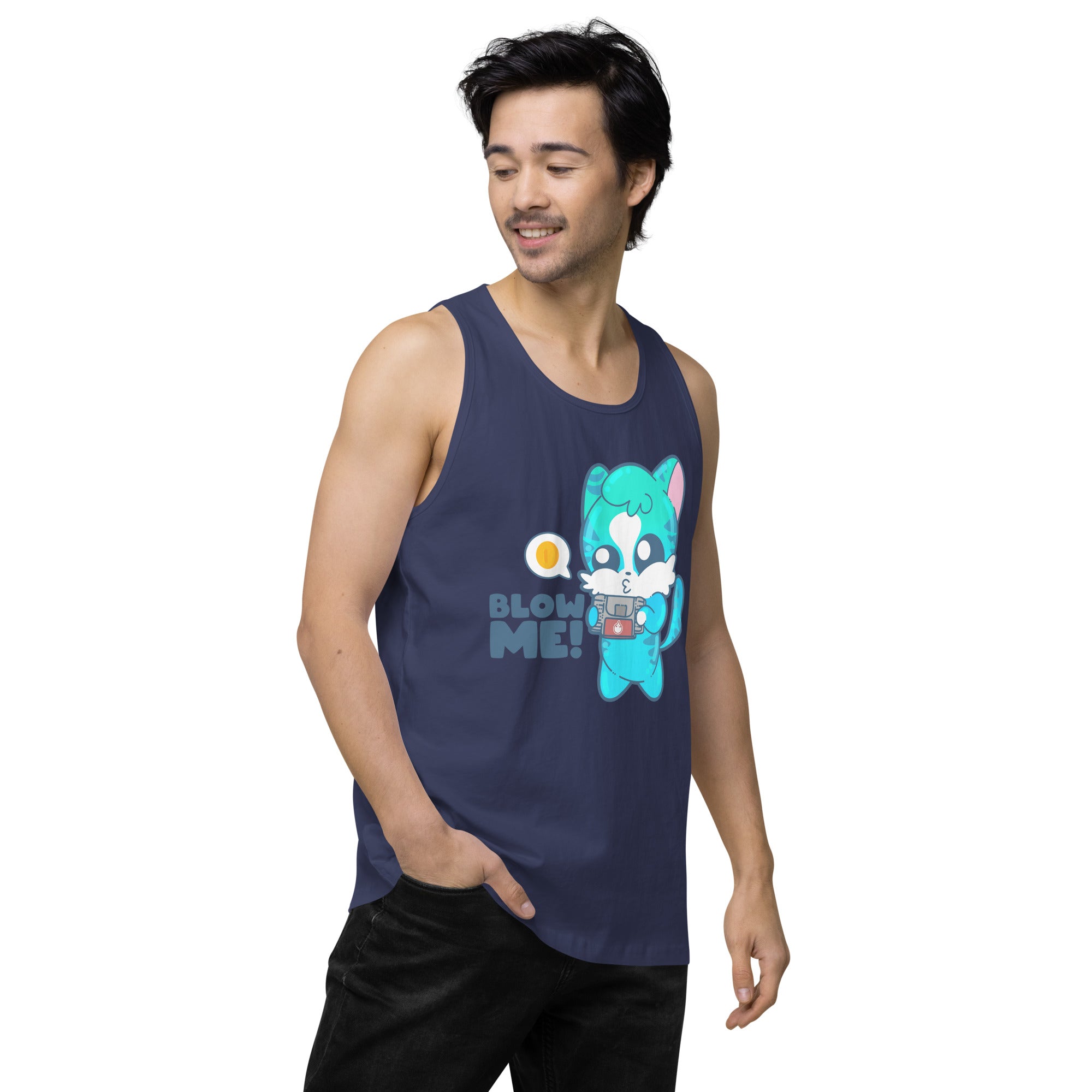 BLOW ME - Premium Tank Top - ChubbleGumLLC