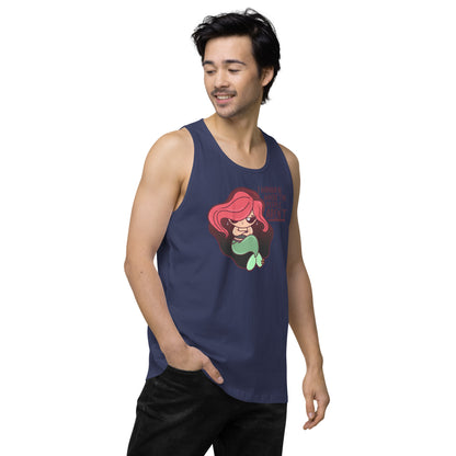 I WANNA BE WHERE THE PEOPLE ARENT - Premium Tank Top - ChubbleGumLLC