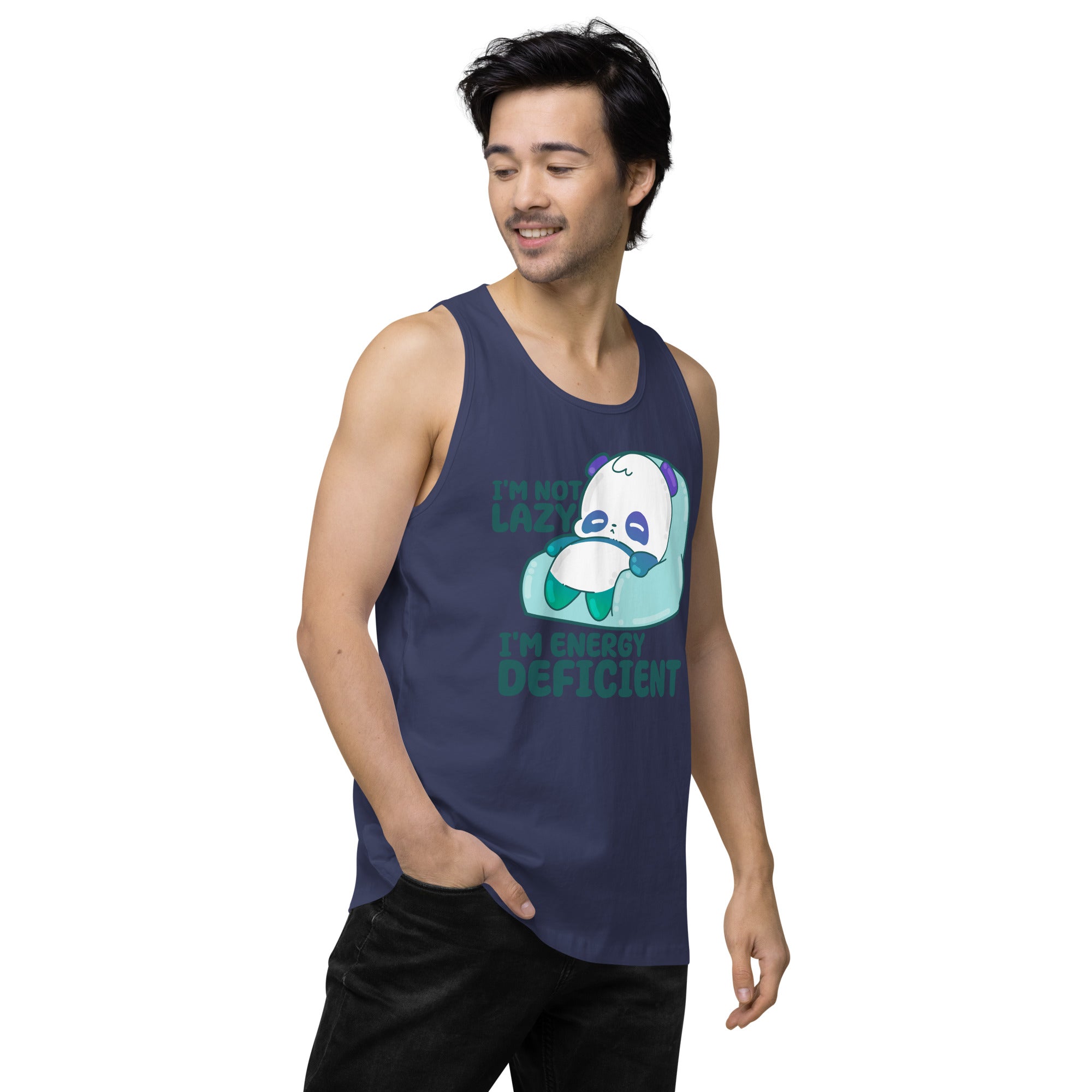 IM NOT LAZY - Premium Tank Top - ChubbleGumLLC