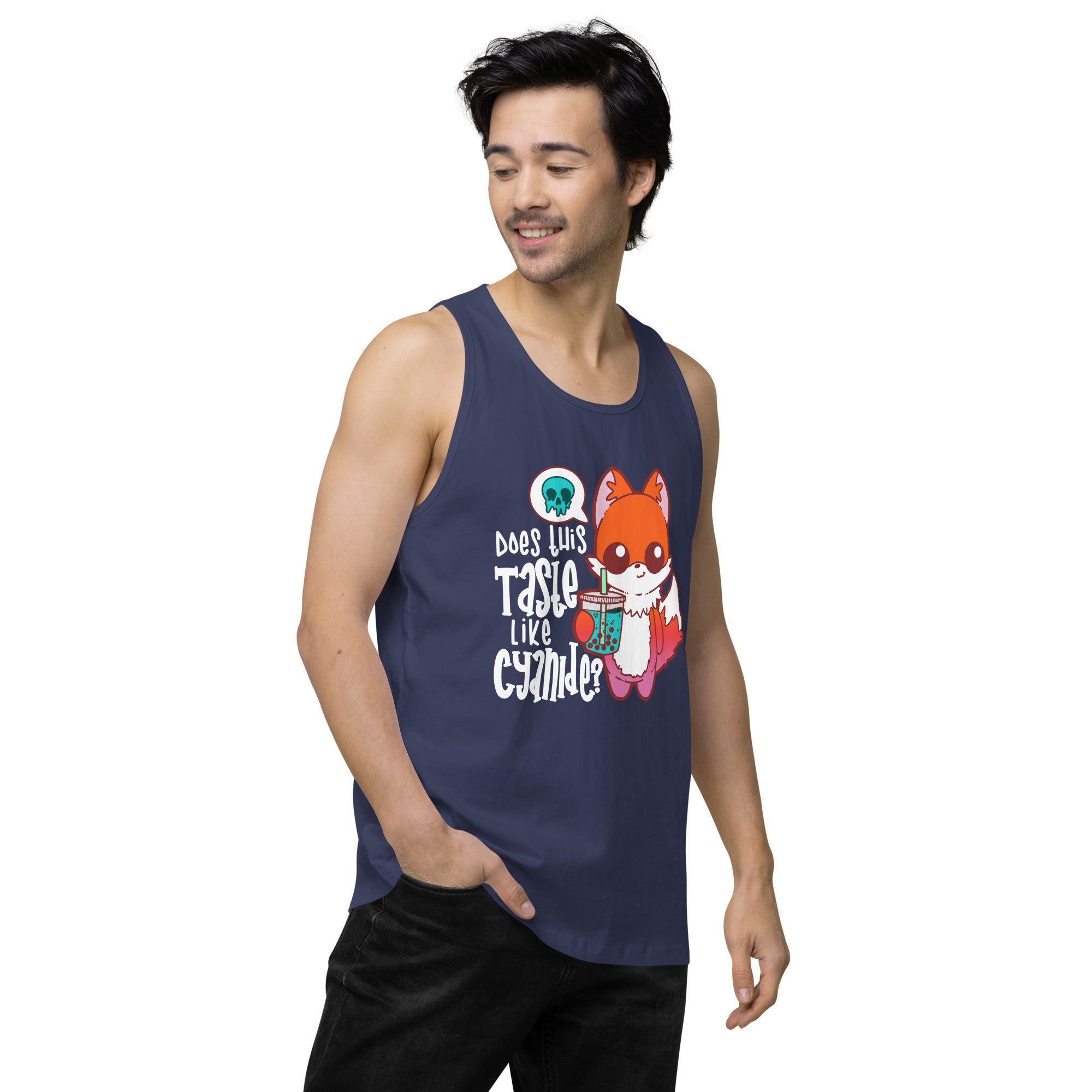 DOES THIS TASTE LIKE CYANIDE - Modded Premium Tank Top - ChubbleGumLLC