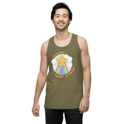 I SURVIVED A PANIC ATTACK - Premium Tank Top - ChubbleGumLLC