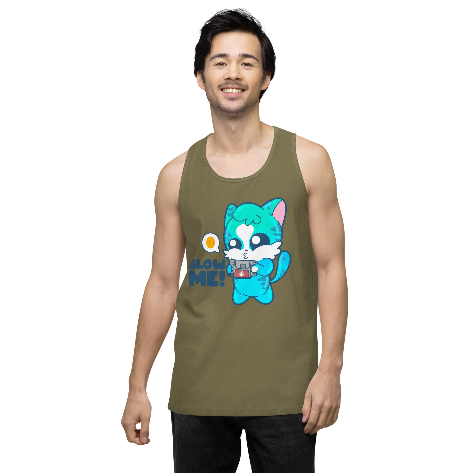 BLOW ME - Premium Tank Top - ChubbleGumLLC