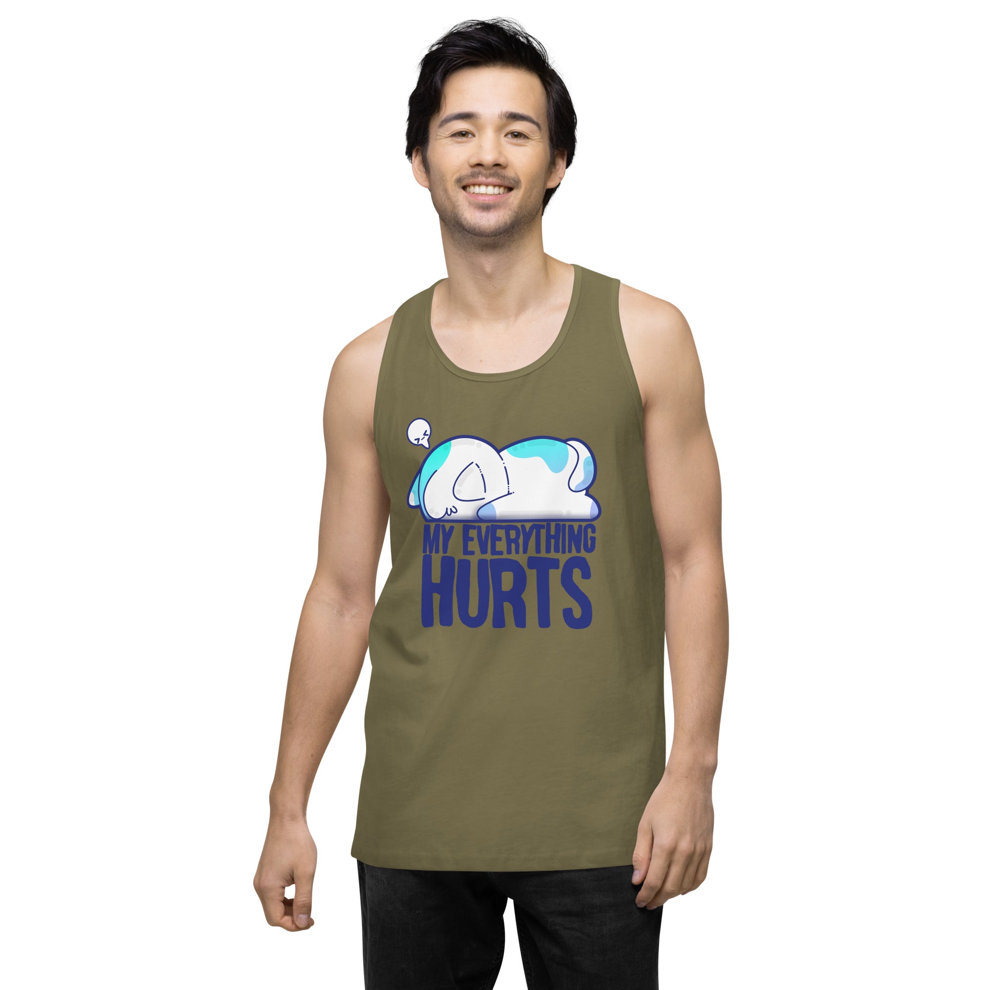 MY EVERYTHING HURTS - Premium Tank Top - ChubbleGumLLC