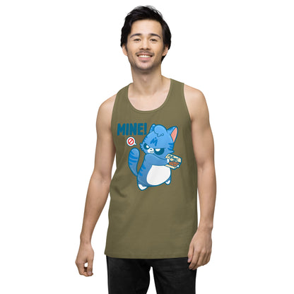 MINE - Premium Tank Top - ChubbleGumLLC