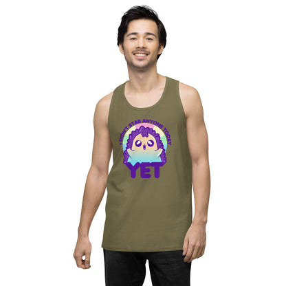 I DIDNT STAB ANYONE TODAY YET - Premium Tank Top - ChubbleGumLLC