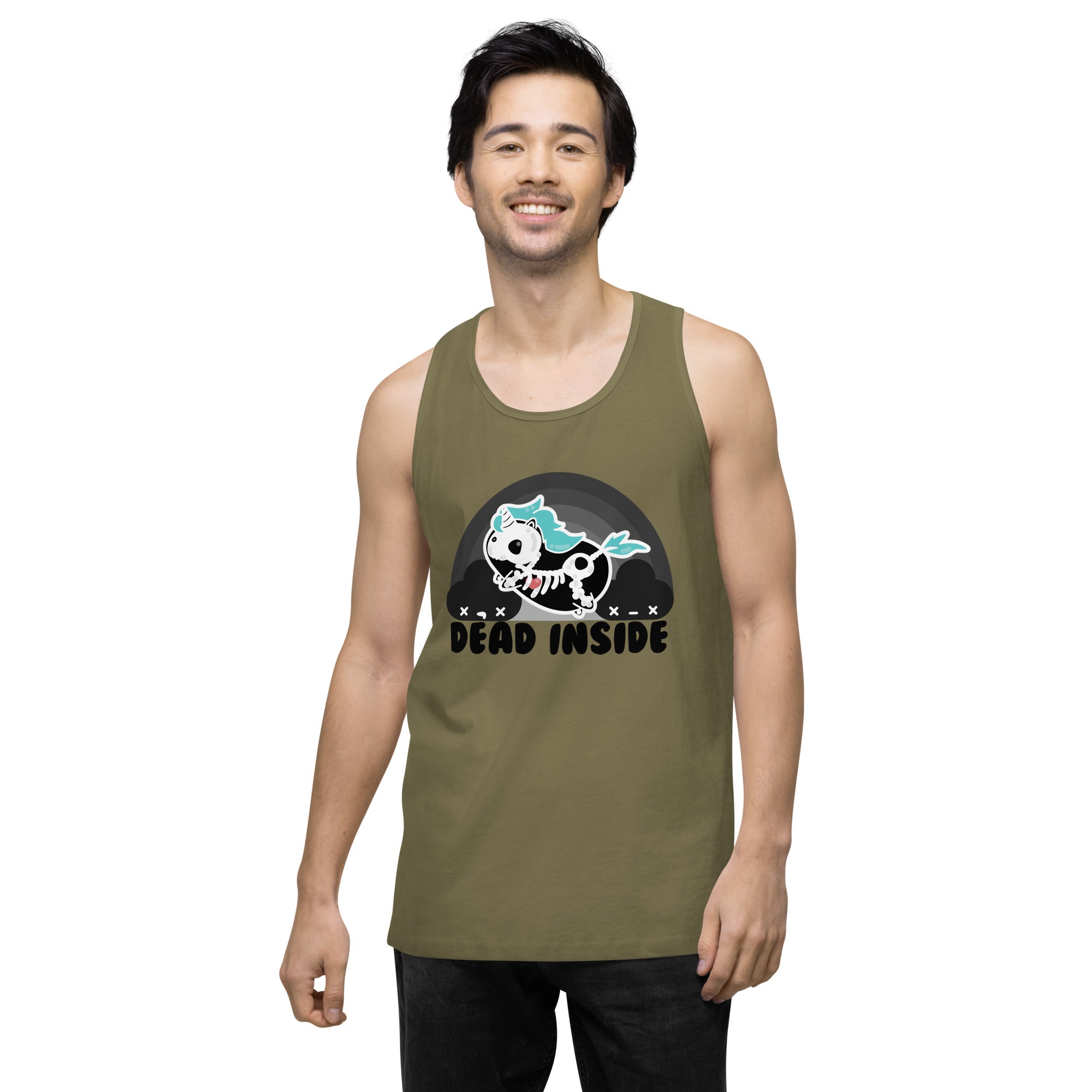 DEAD INSIDE - Premium Tank Top - ChubbleGumLLC