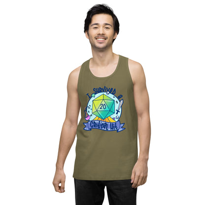 I SURVIVED A CRITICAL HIT - Tank Top - ChubbleGumLLC