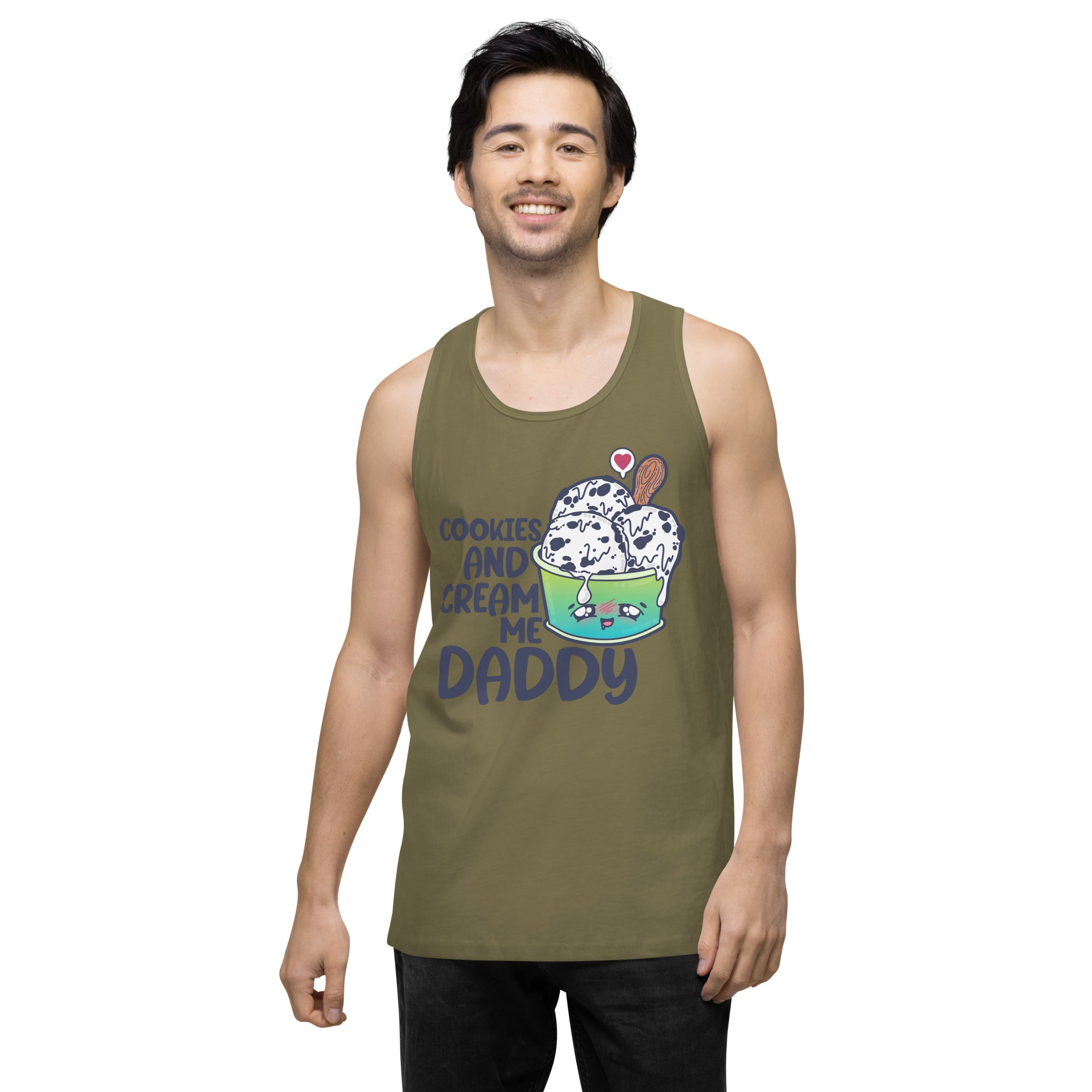 COOKIES AND CREAM ME DADDY - Tank Top - ChubbleGumLLC