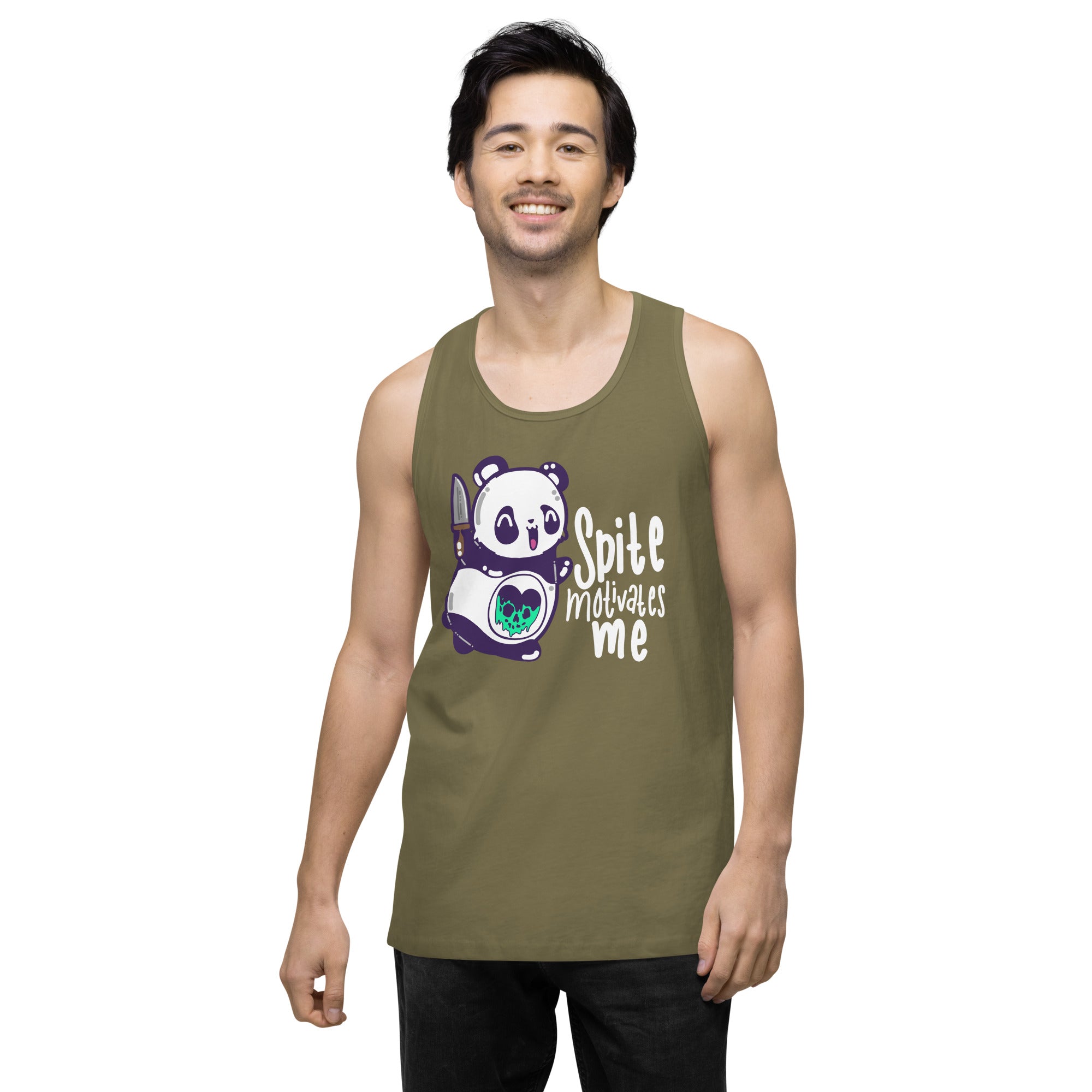 SPITE MOTIVATES ME - Modified Premium Tank Top - ChubbleGumLLC