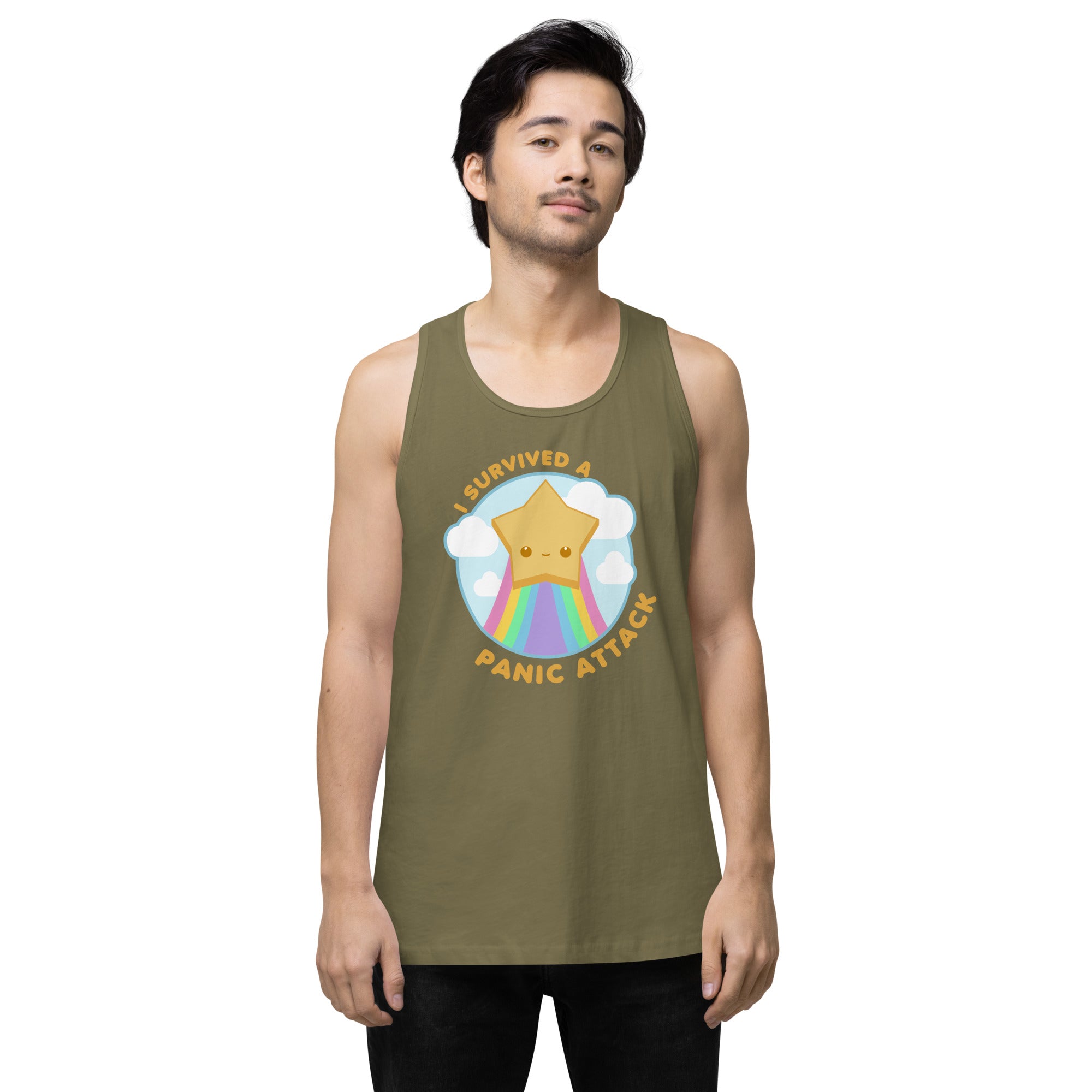 I SURVIVED A PANIC ATTACK - Premium Tank Top - ChubbleGumLLC