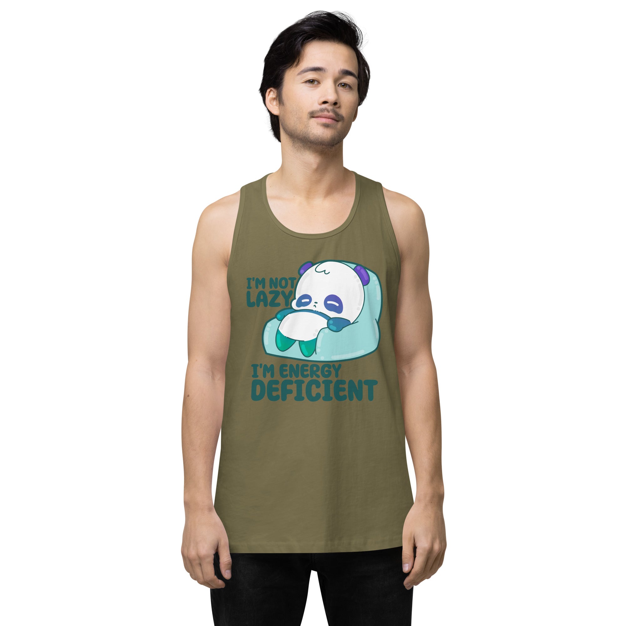 IM NOT LAZY - Premium Tank Top - ChubbleGumLLC