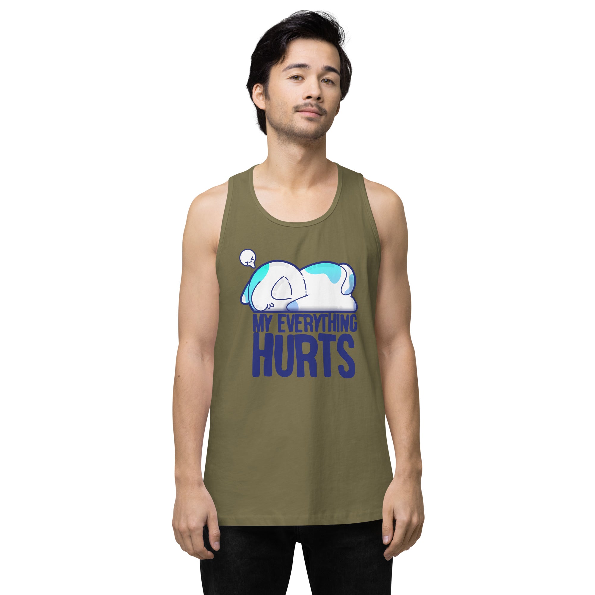 MY EVERYTHING HURTS - Premium Tank Top - ChubbleGumLLC