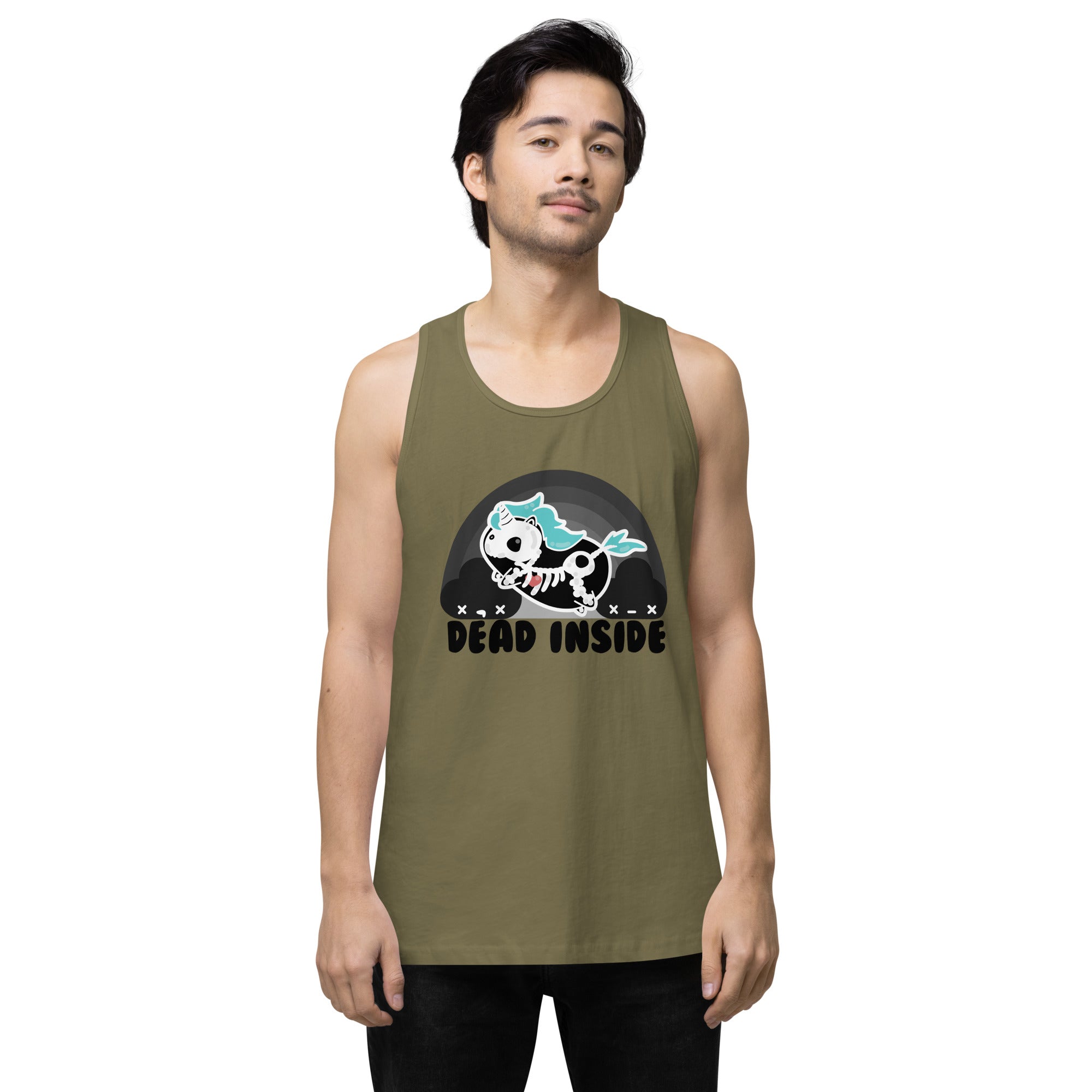 DEAD INSIDE - Premium Tank Top - ChubbleGumLLC