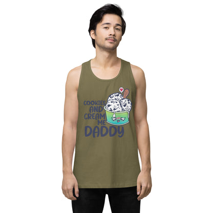 COOKIES AND CREAM ME DADDY - Tank Top - ChubbleGumLLC