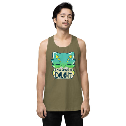 I AM A FREAKING DELIGHT - Tank - ChubbleGumLLC