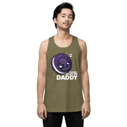 DOUBLE STUFF ME DADDY - Tank Top - ChubbleGumLLC