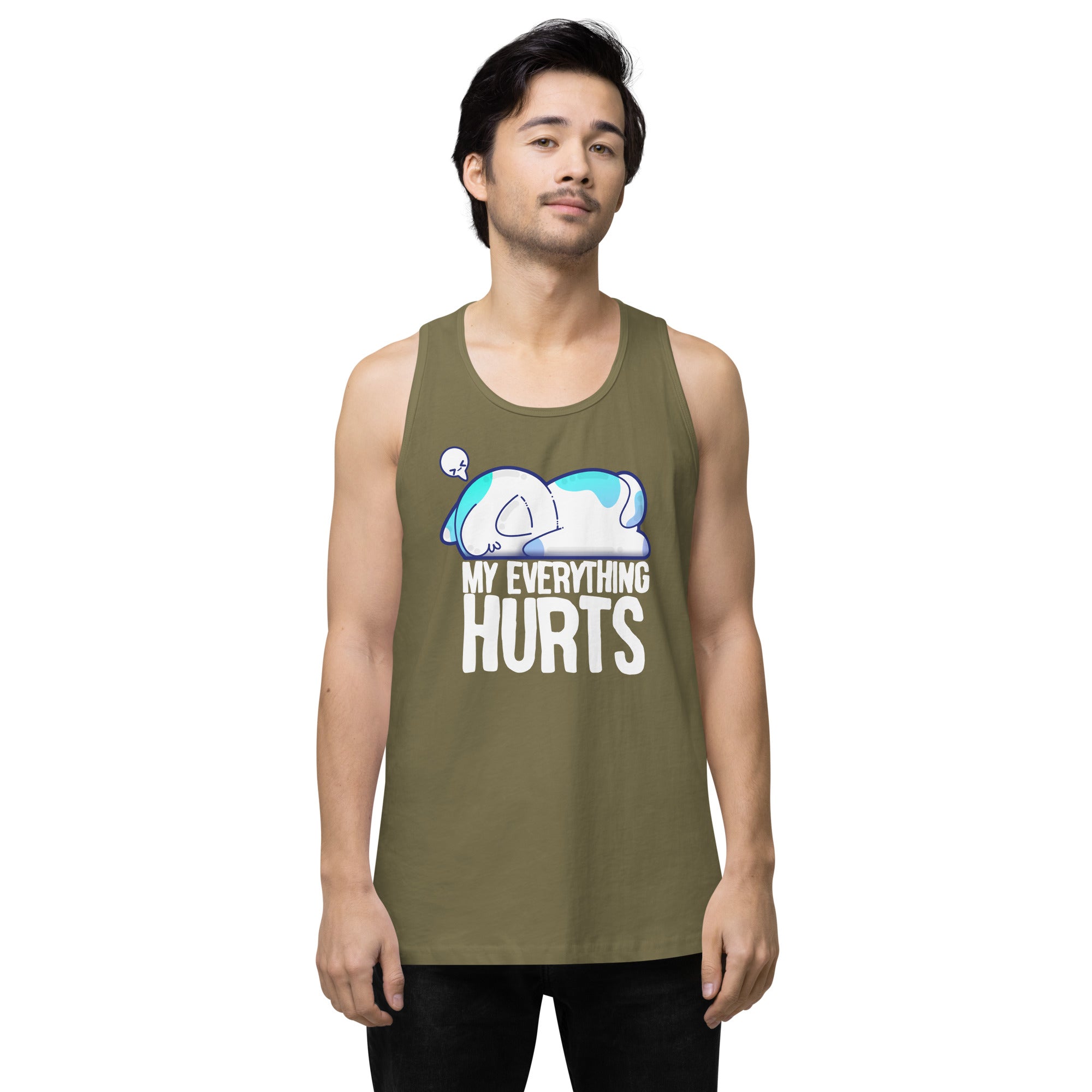 MY EVERYTHING HURTS - Modified Premium Tank Top - ChubbleGumLLC