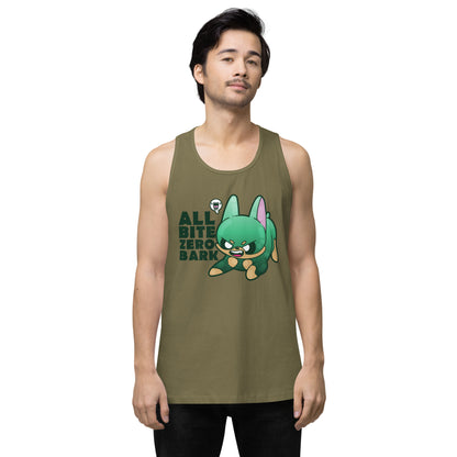 ALL BITE ZERO BARK - Premium Tank Top - ChubbleGumLLC