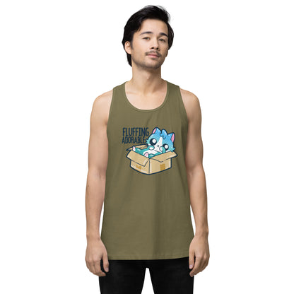 FLUFFING ADORABLE - Premium Tank Top - ChubbleGumLLC