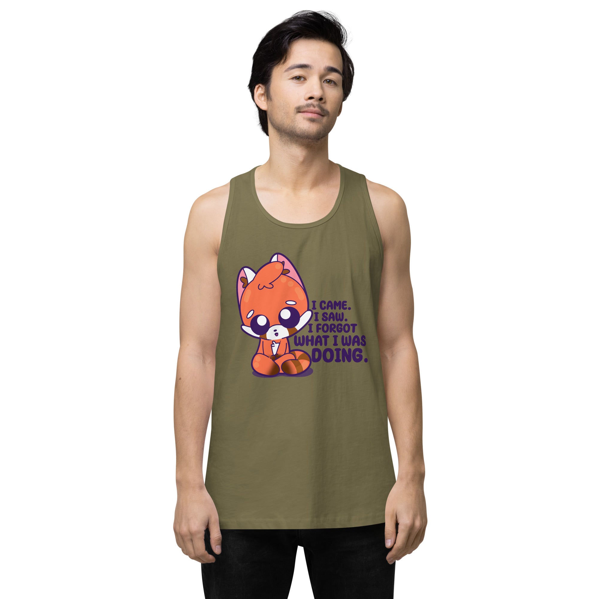 I CAME I SAW I FORGOT - Premium Tank Top