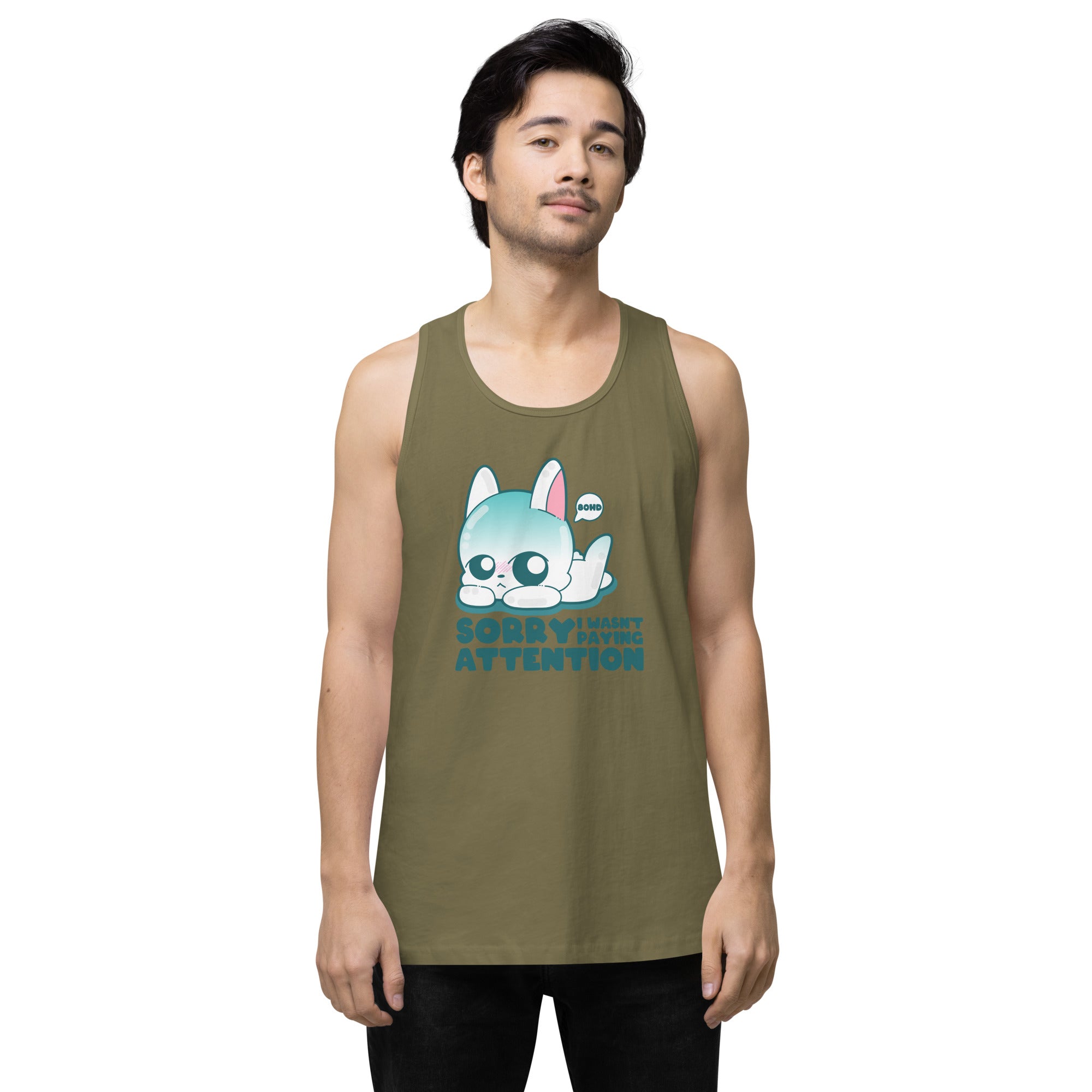 SORRY I WASNT PAYING ATTENTION - Premium Tank Top