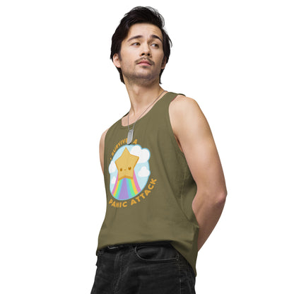 I SURVIVED A PANIC ATTACK - Premium Tank Top - ChubbleGumLLC